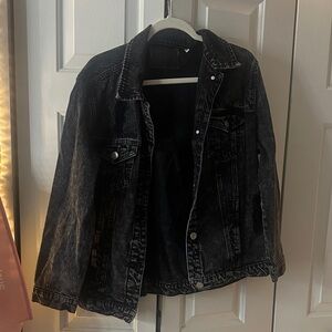 Refuge Black Jean Jacket